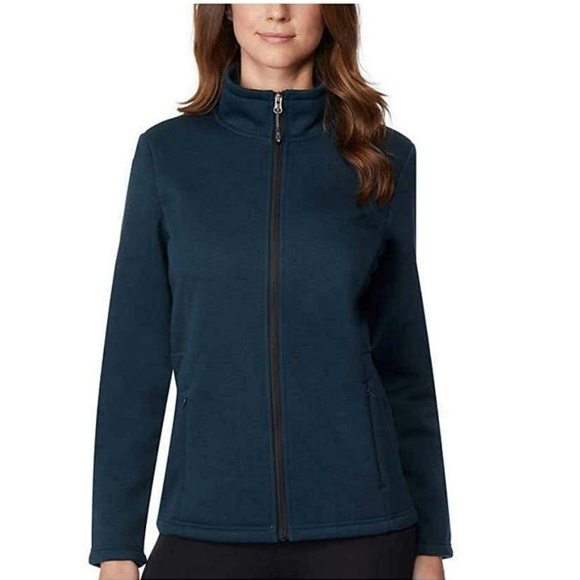 32 Degrees Women`s Plush Lined Tech Fleece Jacket - Picture 1 of 3